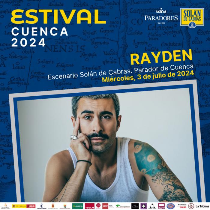 Miércoles de sonidos urbanos y mestizos: Rayden llega a Estival Cuenca