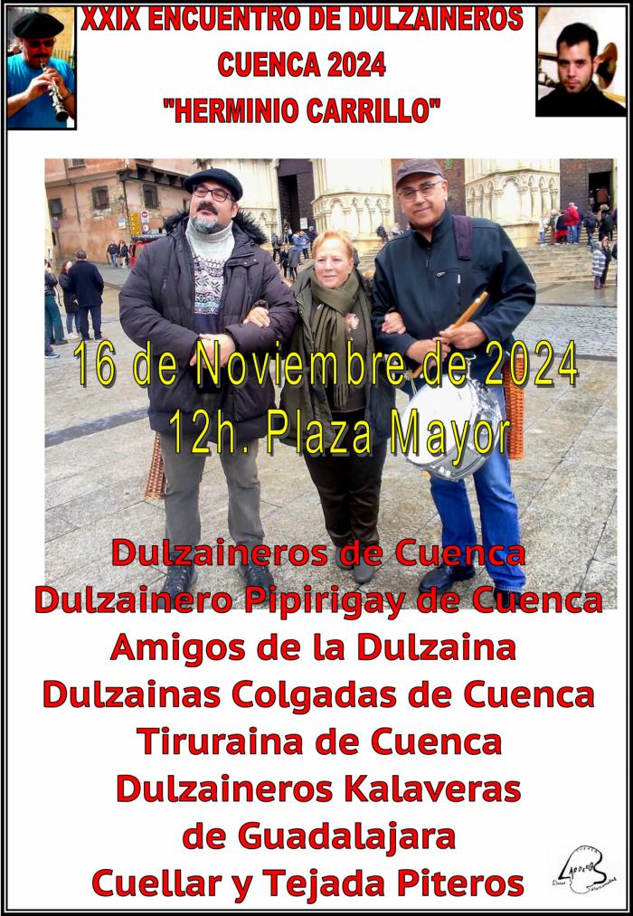 XXIX Encuentro de Dulzaineros en Cuenca 2024: un homenaje a la tradición musical