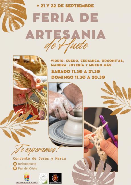 Huete se prepara para la 24ª Feria de Artesanía en el Convento de Jesús y María este septiembre