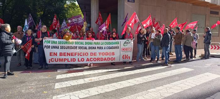 CCOO, CSIF y CIG exigen mejoras laborales ante la falta de medios en la Administración del Estado