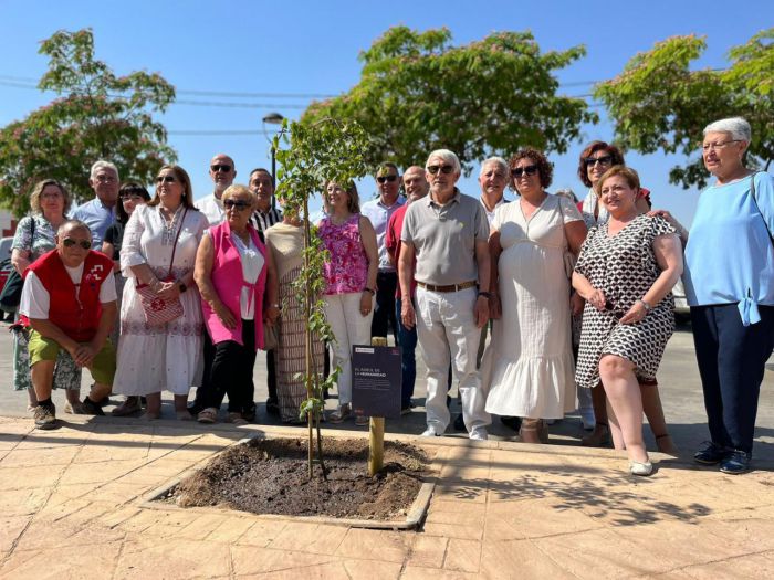 Cruz Roja planta el Árbol de la Humanidad como símbolo de sus 160 años de compromiso humanitario