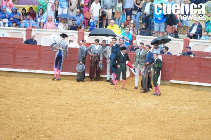 Las intensas lluvias obligan a suspender la segunda corrida de abono de la Feria de San Julián