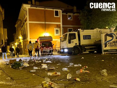 Se recogen casi 54 toneladas de basura durante las fiestas de San Mateo