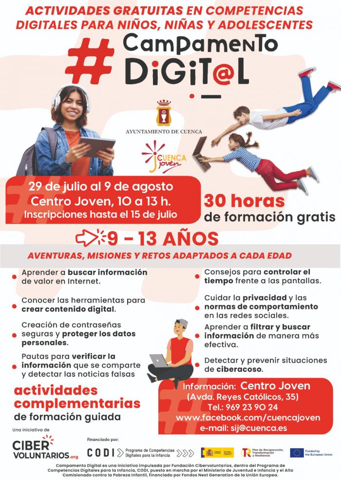 El Centro Joven acoge un Campamento Digital para formar a menores de entre 9 y 13 años en competencias digitales