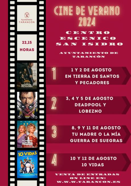 El cine de verano de Tarancón sigue en agosto con ‘En Tierra de Santos y Pecadores’