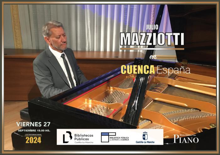 El pianista Julio Mazziotti ofrecerá un concierto en Cuenca como parte de su gira internacional