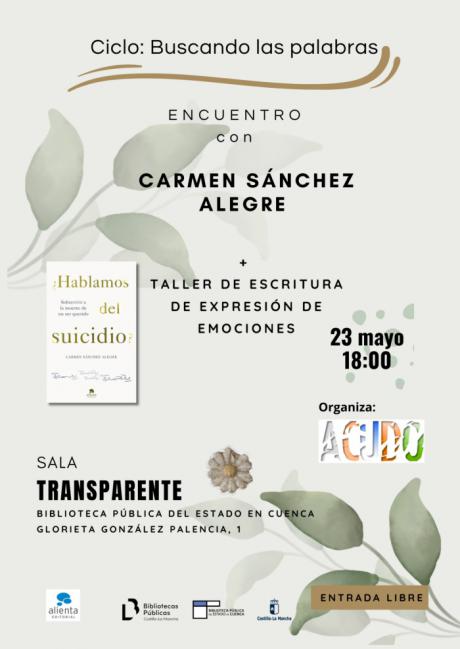 El libro de Carmen Sánchez Alegre ofrece esperanza y consejos para enfrentar el duelo por el suicidio