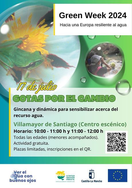 Actividades gratuitas sobre la importancia del agua en Villamayor de Santiago y Mira