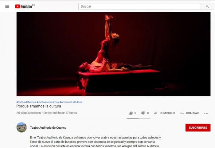 El Teatro Auditorio estrena canal de YouTube