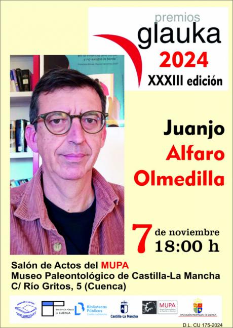 Juan José Alfaro Olmedilla, bibliotecario de Villar de Olalla, galardonado con el Premio Glauka 2024