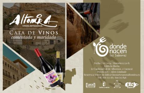Donde nacen los sabores organiza el domingo 7 de julio una cata de vino comentada y maridada en el Edificio Iberia