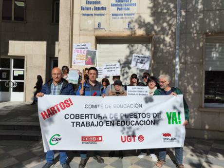 El Personal Laboral de la Educación Pública se moviliza en toda la región