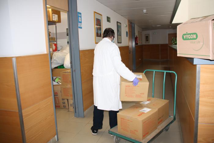 Se distribuyen otros 1.000 test rápidos para el área de Salud de Cuenca y más de 17.000 artículos de protección