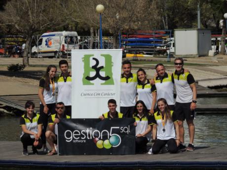 El Club Piragüismo Cuenca con Carácter triunfa en el L Campeonato de España de Piragüismo