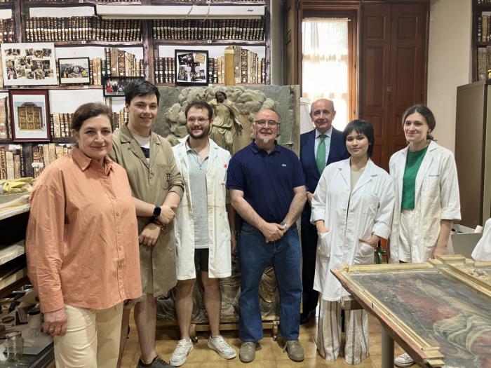 La Escuela de Conservación de Madrid inicia la restauración del Retablo Mayor de la Catedral