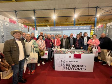 La Diputación de Cuenca tiene stand propio en la segunda Feria del Mayor que se ha celebrado en Albacete