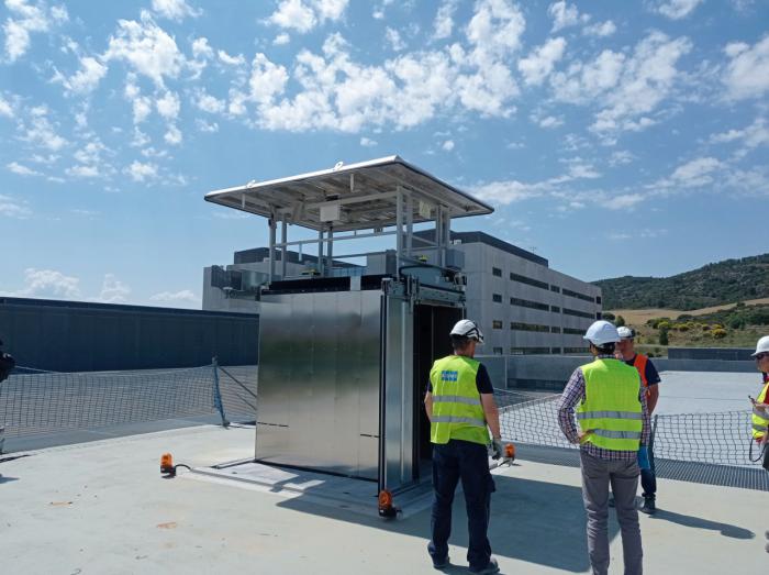 El nuevo Hospital Universitario ya cuenta con un ascensor que comunica el helipuerto con Urgencias y con el Área Quirúrgica