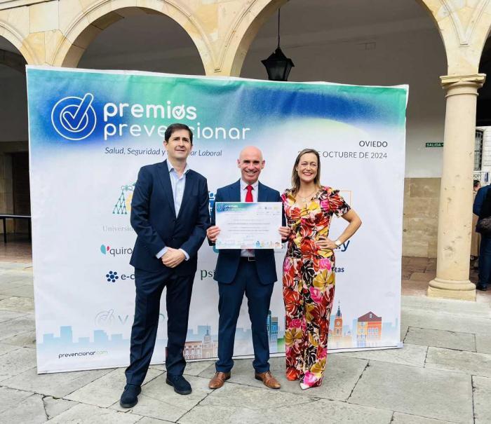 Un Conquense es reconocido en Oviedo en los V Premios Prevencionar por su iniciativa de convertir los centros sanitarios en espacios más saludables