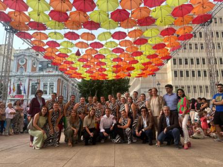 Albacete se llena de color con 'Umbrella Sky'