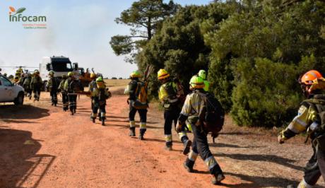 Dan por controlado el incendio de Valverdejo