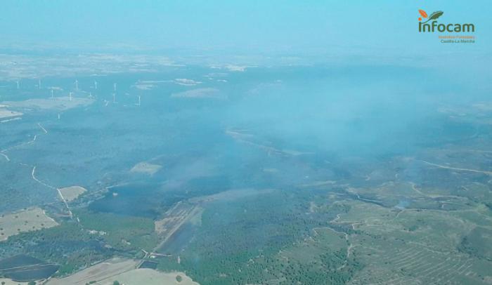 Estabilizado el incendio de Valverdejo, que baja a nivel 0