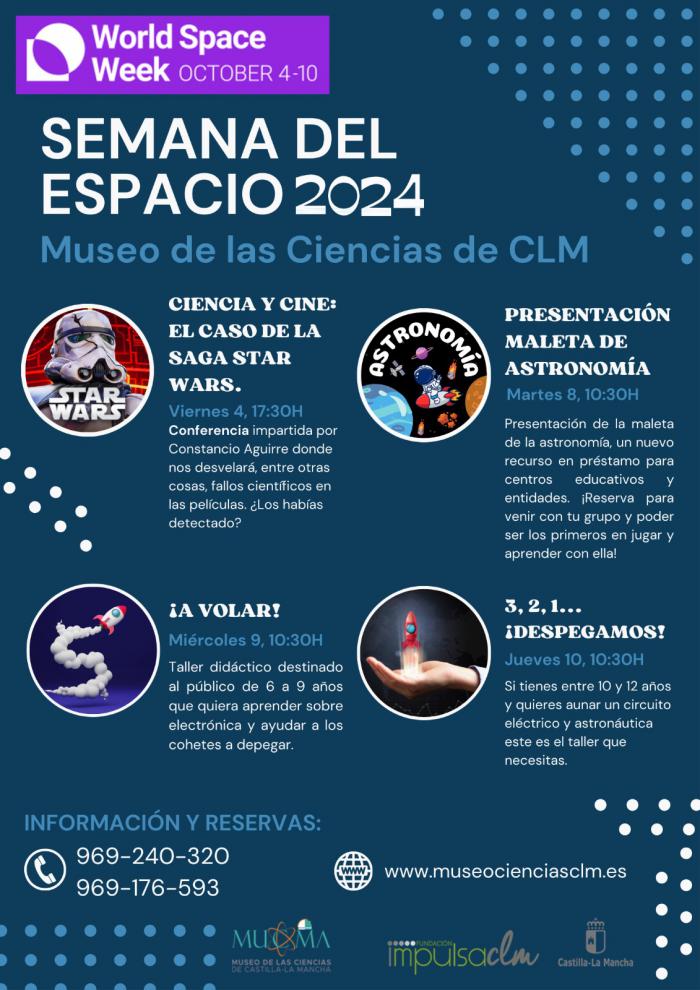 El Museo de las Ciencias de Castilla-La Mancha celebra la Semana Mundial del Espacio con talleres y conferencias