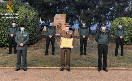 Visita del Coronel A&#769;ngel Mari&#769;a Cantera a la Comandancia de la Guardia Civil de Cuenca con motivo de su despedida como Subdelegado de Defensa