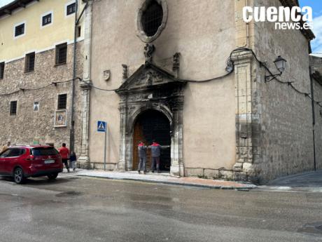 El Consorcio de Ciudad de Cuenca contribuirá a recuperar la fachada quemada del convento de las Concepcionistas Franciscanas