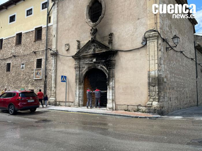 El Consorcio de Ciudad de Cuenca contribuirá a recuperar la fachada quemada del convento de las Concepcionistas Franciscanas