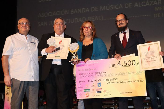 La Asociación Banda de Música de Alcázar de San Juan se ha proclamado ganadora del X Certamen Regional de Bandas de Música 'Villa Cervantina de Mota del Cuervo'