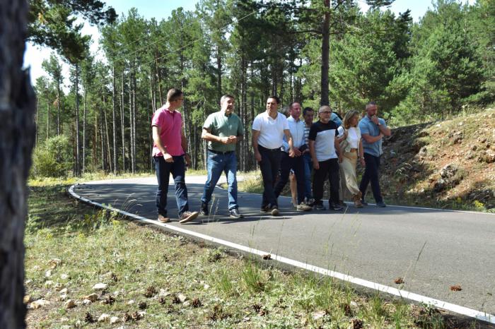 Se inauguran las mejoras del camino forestal de Poyatos-Las Majadas-Vega del Codorno