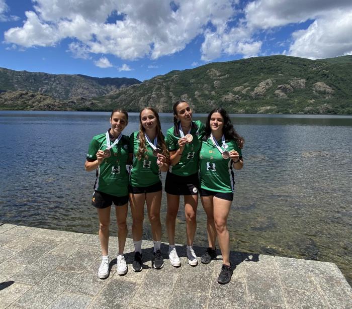 Los k4 del Piragüismo Cuenca, terceros en el campeonato de España de Sanabria y el Internacional de Valladolid