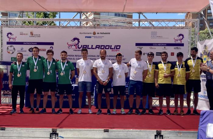 Los k4 del Piragüismo Cuenca, terceros en el campeonato de España de Sanabria y el Internacional de Valladolid