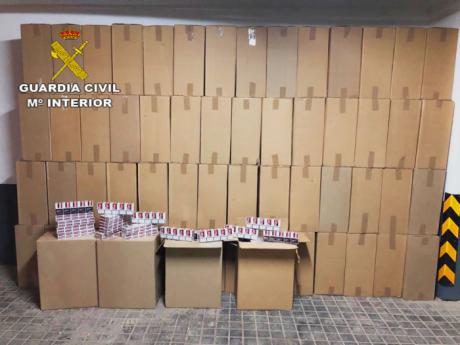 La Guardia Civil detiene a una persona por contrabando de tabaco