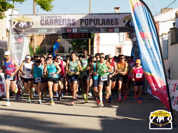 María José Engra y Andrés Felipe Sarta capitanean la carrera Popular de Olmedilla de Alarcón