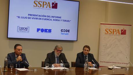 La Red SSPA presenta en Madrid el informe que ratifica ‘El Lujo de Vivir en Cuenca, Soria y Teruel’