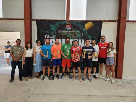 José Andrés Mota y David Fernández se llevan el triunfo en el XIII Torneo de Frontenis de Horcajo de Santiago