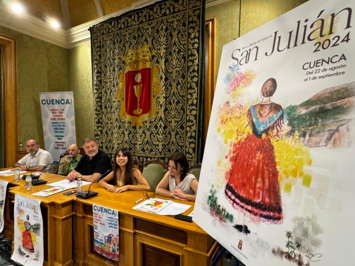 Dolz destaca los Premios Ciudad de Cuenca en la presentación de las Ferias y Fiestas de San Julián 2024