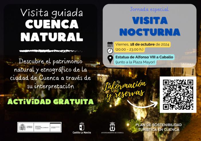 Descubre los paisajes de Cuenca bajo la luna con la nueva ruta nocturna de 2.5 km