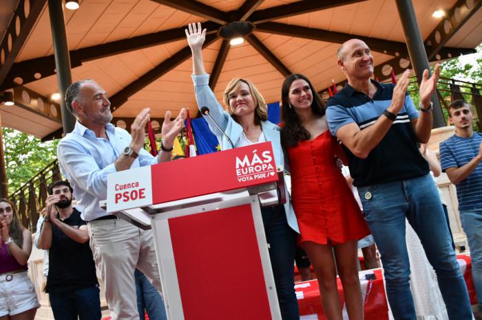 La ministra Alegría pide a los conquenses que elijan la papeleta del PSOE por ser la de “la igualdad, los derechos y la paz en Europa”