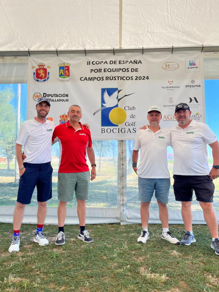 Digna y meritoria representación del Club de Golf de La Vereda en el Campeonato de España de campos rústicos