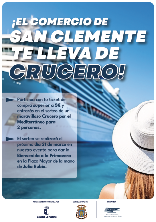 El comercio de San Clemente te lleva de crucero": ACESANC lanza su campaña hasta el 21 de marzo