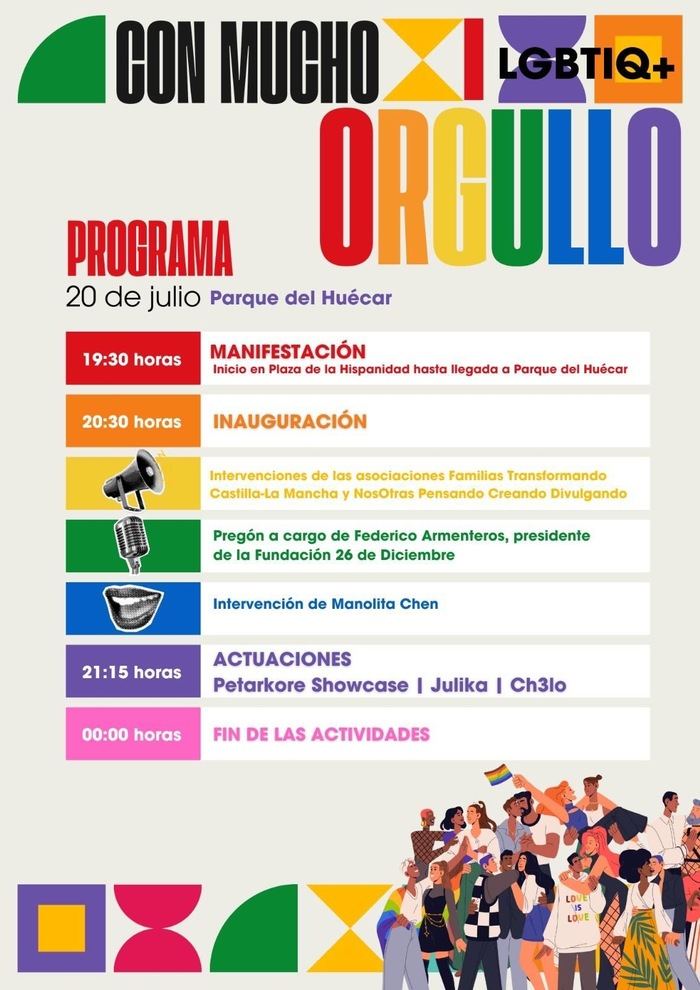 Cuenca celebrará por primera vez este sábado una jornada reivindicativa y festiva con motivo del Orgullo LGTBIQ+