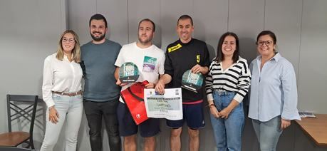 Rubén Espada y Jaime Carrasco se coronan campeones en la Fase Final del Circuito de Frontenis Diputación de Cuenca