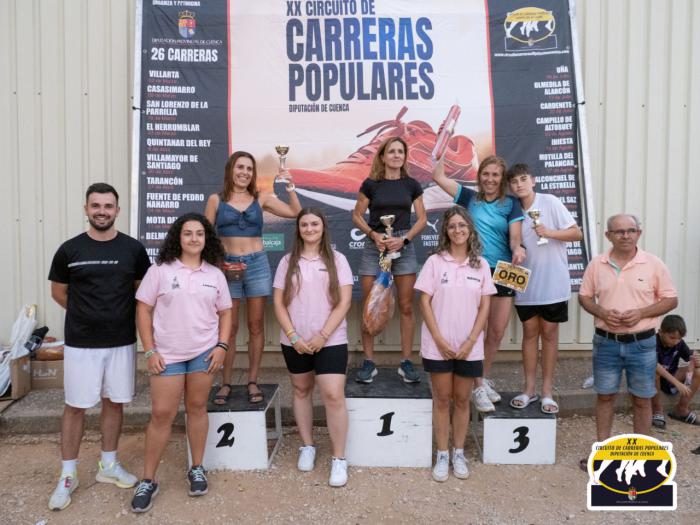 Mª Jesús Algarra y Yisheng Zhou se alzan con el triunfo en la Carrera Popular Cilla de Campillo