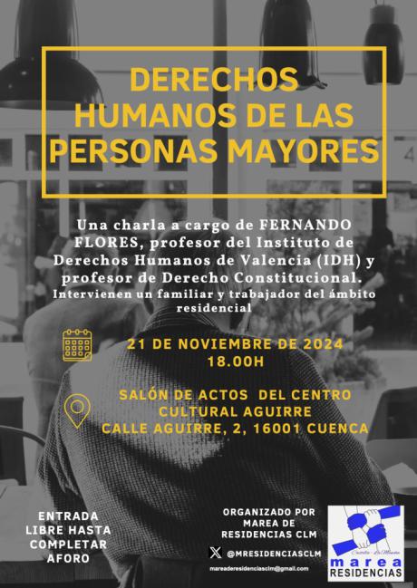 Expertos debatirán sobre la dignidad y los derechos de las personas mayores en el Centro Cultural Aguirre