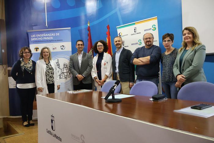 Sancho Panza, protagonista de la Jornada de diabetes en Cuenca sobre prevención, educación sanitaria y manejo desde Atención Primaria