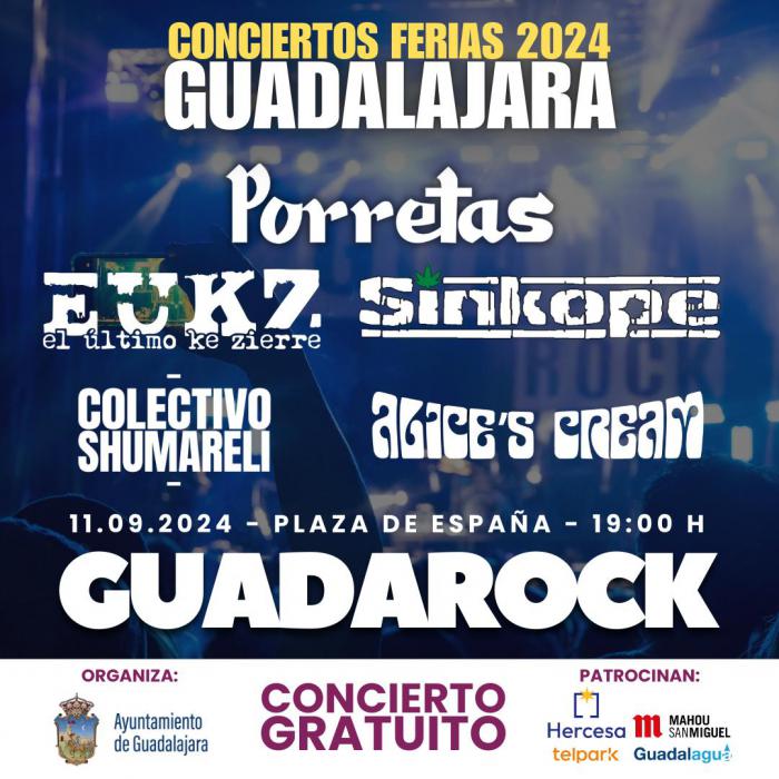 “Porretas” y “El último ke zierre” completan el cartel de Guadarock en sustitución de “La Fuga”