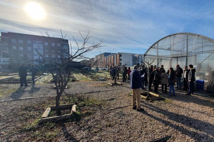 Huertos Sociales ubicados en el barrio de Villa Román