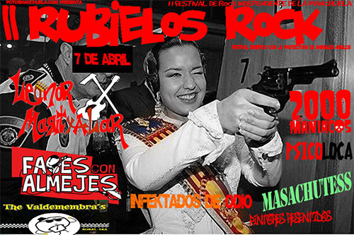 Rubielos Bajos acoge el próximo 7 de abril la II edición del Rubielos Rock